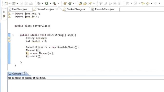 Java programming Lesson 52 Java Sockets 5 : Thread Runnable interface used for the Server. смотреть онлайн