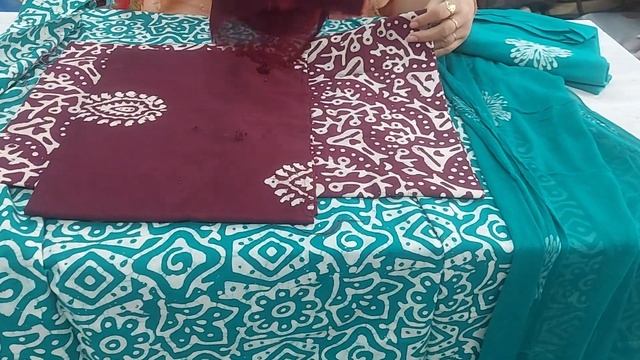 Batik print with pure dupattasuits dupatta pure chiffondupatta 8595622287