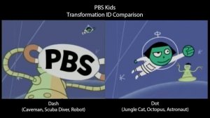 PBS Kids - Transformation ID Comparison (Dash vs. Dot)