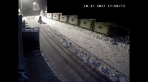 Чистка снега самодельным минитрактором