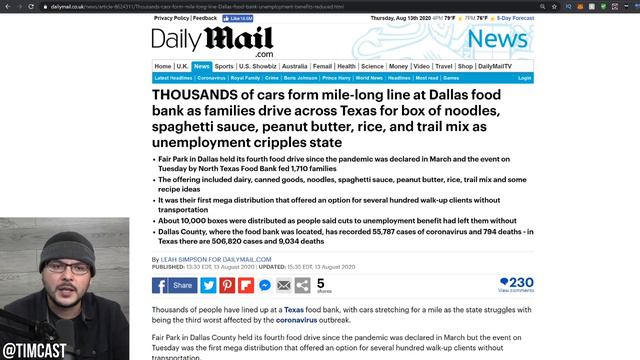 MILES LONG Food Lines Are Back, Mass Evictions May Drop Soon, I Hope You're Prepared For The Chaos