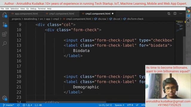 8. Angular 10 - Databinding - Inter Component Communication смотреть онлайн
