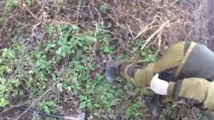 Металлокоп на ферме времён СССР, металл давался тяжело ,но мы смогли.Встреча с сотрудникам ДПС!