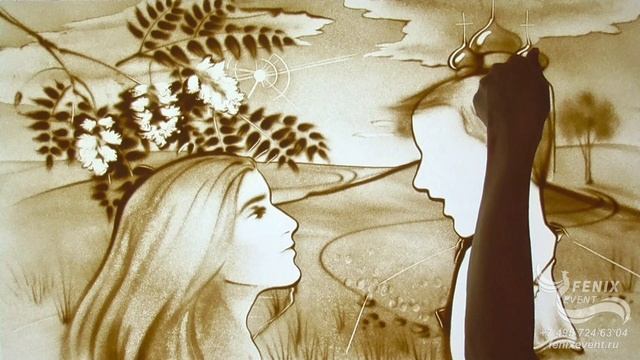 Лучшее песочное шоу в Москве - заказать видеоролик песком на праздник и корпоратив.MP4
