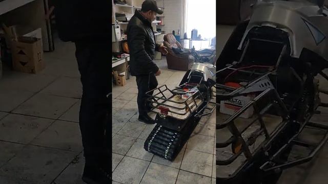 снегоход китайского производства iD170 переделка под бурановскую гисеницу! смотреть онлайн