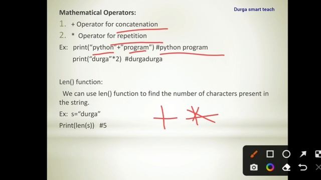 String Datatype and string functions in Python