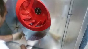 Установка колеса вентилятора