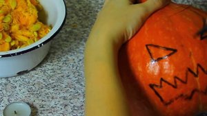 ТЫКВА ДЛЯ ХЭЛЛОУИНА. КАК СДЕЛАТЬ ТЫКВУ НА ХЭЛЛОУИН