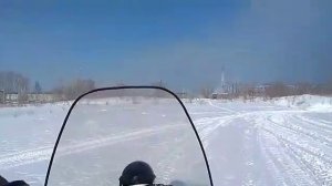 Замер скорости (снегоход Нукер ) 23.02.2021г.