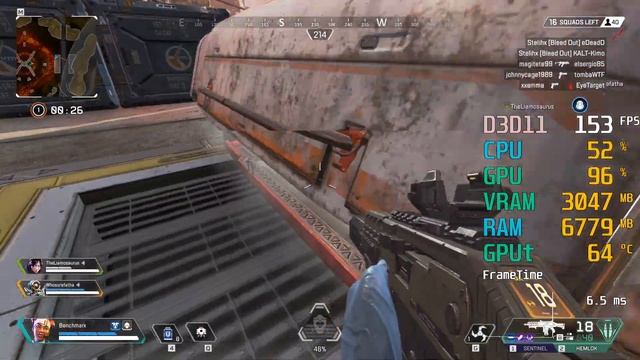 GeForce GTX 1650 SUPER -- AMD Ryzen 3 3300X -- Apex Legends FPS Test смотреть онлайн