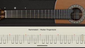 Rammstein - Mutter (Acoustic) with TAB