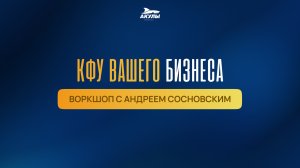 Воркшоп «КФУ вашего бизнеса» с Андреем Сосновским