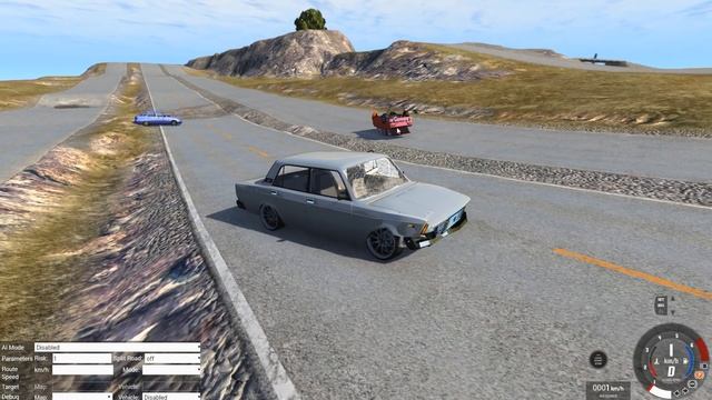 BeamNG Drive | Сельский, РП драг-рейсинг - Разборки ТАЗоводов