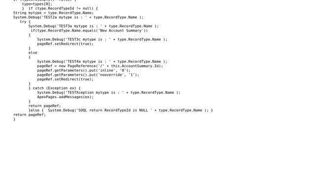 Salesforce: Redirecting recordtypes and de-reference a null object смотреть онлайн