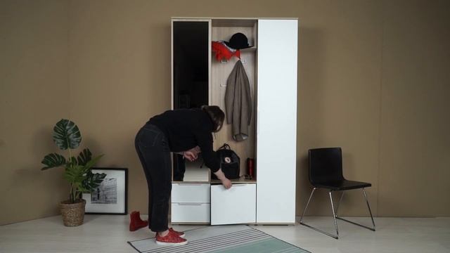 Модульная прихожая Куба. Компановка №2 смотреть онлайн