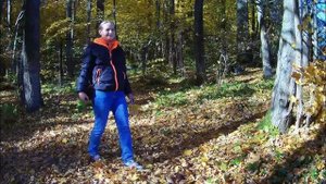 В осеннем лесу. Истринское водохранилище.