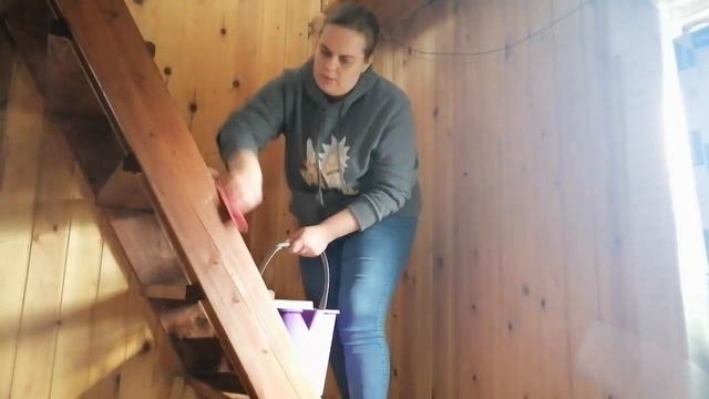 Наконец-то на даче  Уборка на втором этаже  Дачные новости
