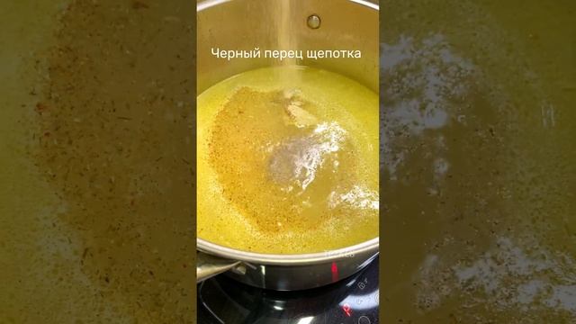 Куринный суп с Необычной домашней лапшой