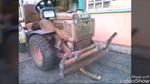 Самодельный минитрактор переломка (9)