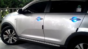 kia sportage (киа спортейдж) 3 tuning подсветка дверных ручек led