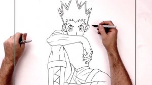 How To Draw Angry Gon | Step By Step | Hunter X Hunter