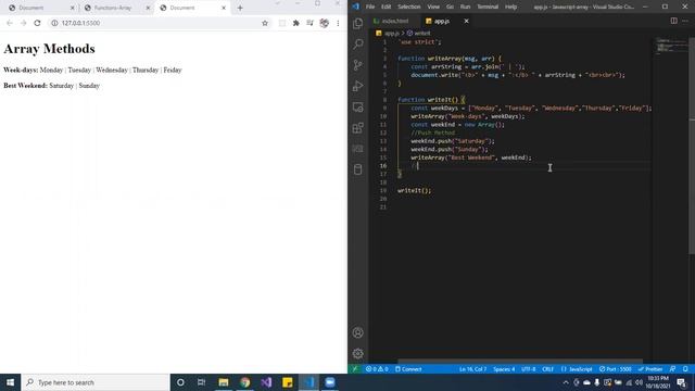 Javascript in 17 minutes Learn Array-Functions