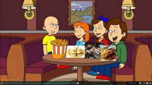 Caillou Misbehaves at wacky Wings/Gets Grounded