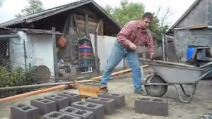 Изготовления шлакоблока в домашних условиях