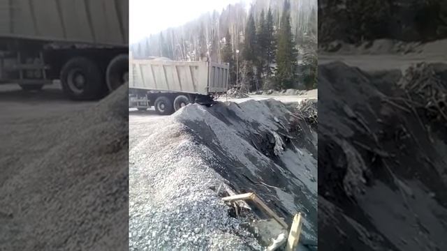 Шахман 912 разгрузка в отвал 160м