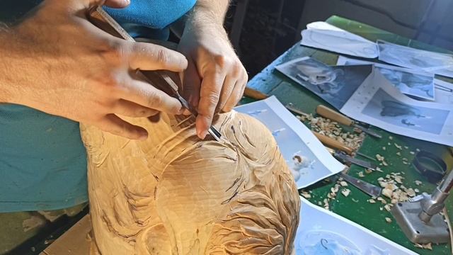 Резной светильник в виде головы быка часть 2 смотреть онлайн