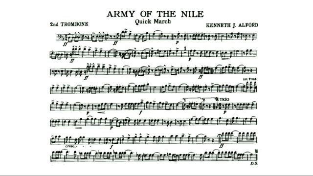 The Army Of The Nile March (Kenneth J. Alford) - 2nd Trombone смотреть онлайн