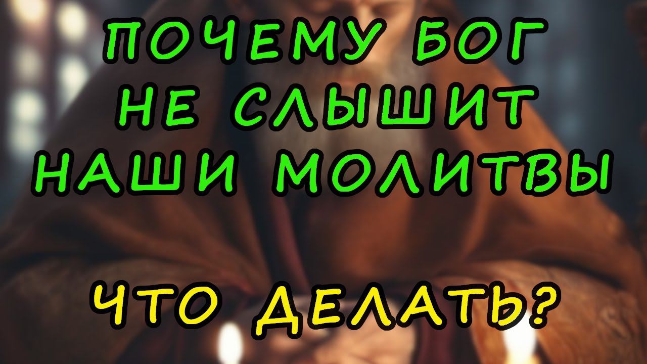 Молись правильно и Господь сразу тебя услышит.