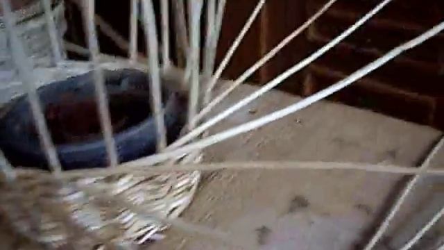 Заканчиваем стенку круглой корзины смотреть онлайн