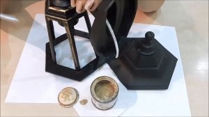 Светильник под старину. Создаём винтаж сами.