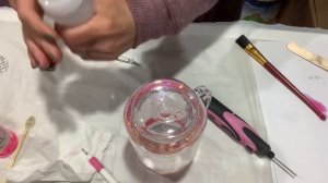 Lava lamp tumbler. FAIL! Learn what not to do when making a lava lamp snow globe acrylic tumbler.