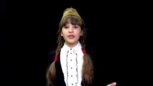 Дети читают стихи о войне. Маша Волосова