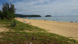 Пхукет пляж Karon Beach в Апреле|пляж с почти белым песком в Таиланде