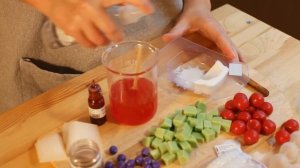 МК-коротыш: мыло "Варенье" - 4 начинки! Варим мыло своими руками!