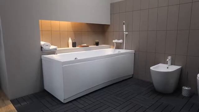 Акриловая ванна коллекции Light от Aquanet смотреть онлайн