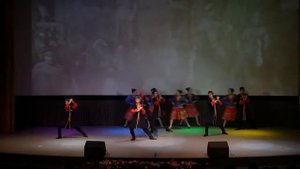 Школа искусств г. Лобня Московской области. Хореографический Ансамбль "Радость". Казачий пляс