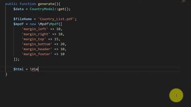 Export Data to PDF - Become a Master in Laravel - 39