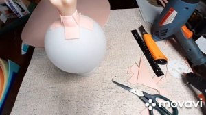 мини МК светильник - кукла из изолона