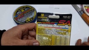 Тестирование очередных лесок Trabucco