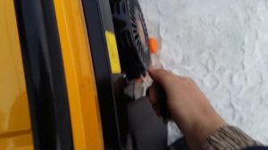 Запуск генератора Denzel   6.5 киловат в мороз