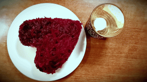 Валентинки бывают разными! У нас романтическая селёдка под шубой)