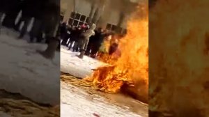 Огонь гори, гори ясно чтобы не погасло (масленица)