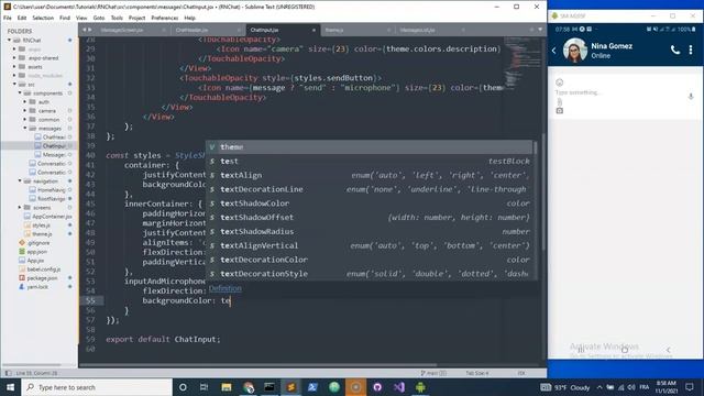 React Native Chat UI | Chat Screen смотреть онлайн