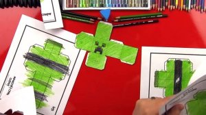 How To Make A Papercraft Creeper From Minecraft