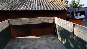 Модернизация самодельного прицепа к мини трактору, наращивания бортов. Готовлю  прицеп к уборке 202