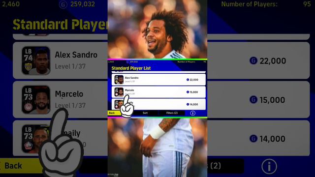 How to sign marcelo in efootball 23 mobile #efootballmobile